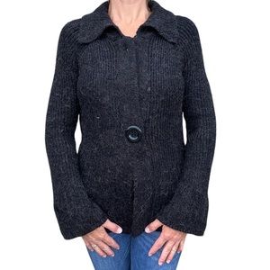 Vintage Vertigo Paris Anthropologie | Alpaca Shag Cardigan Sweater Bell‎ …